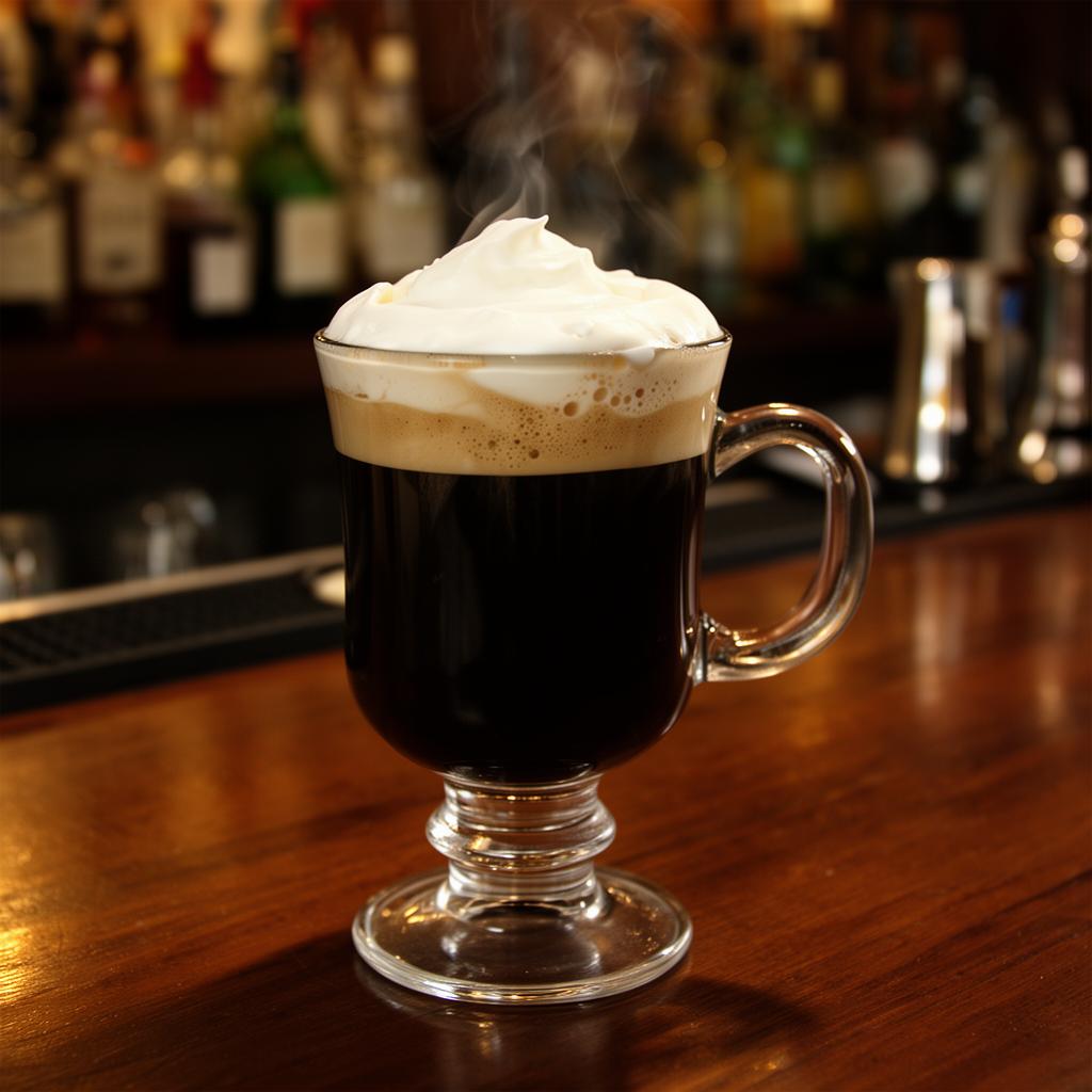 Irish Cream Coffee cocktail made with AK Distillery moonshine