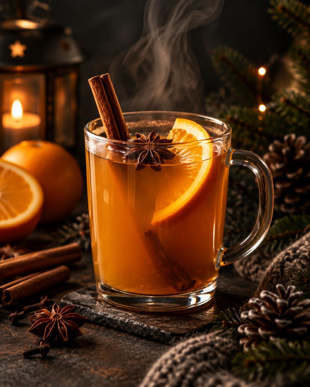 Mulled Moonshine Cider cocktail made with AK Distillery moonshine