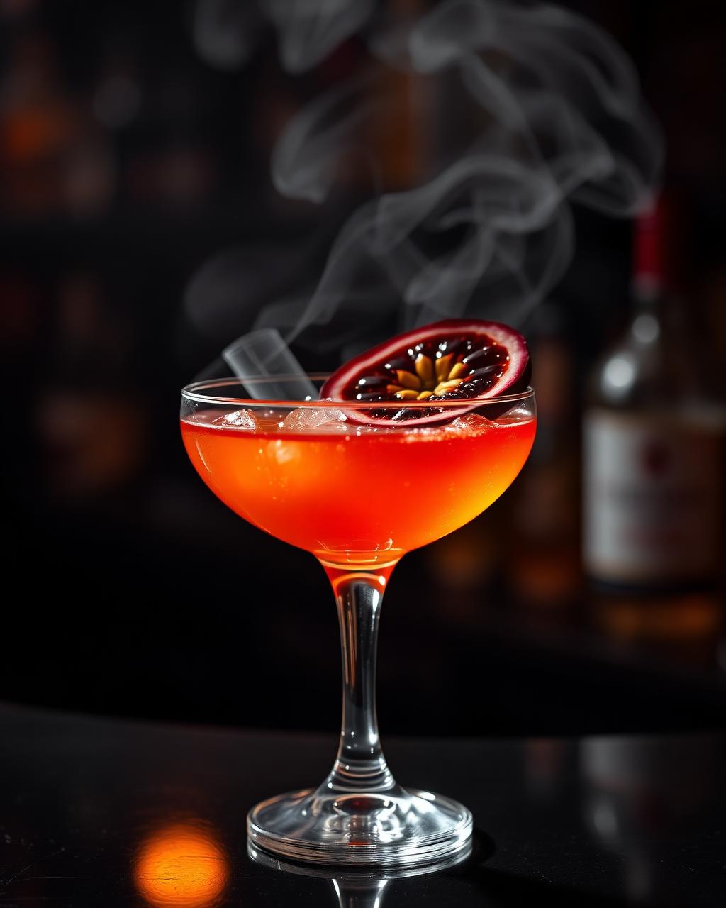 Passion Star cocktail made with AK Distillery moonshine