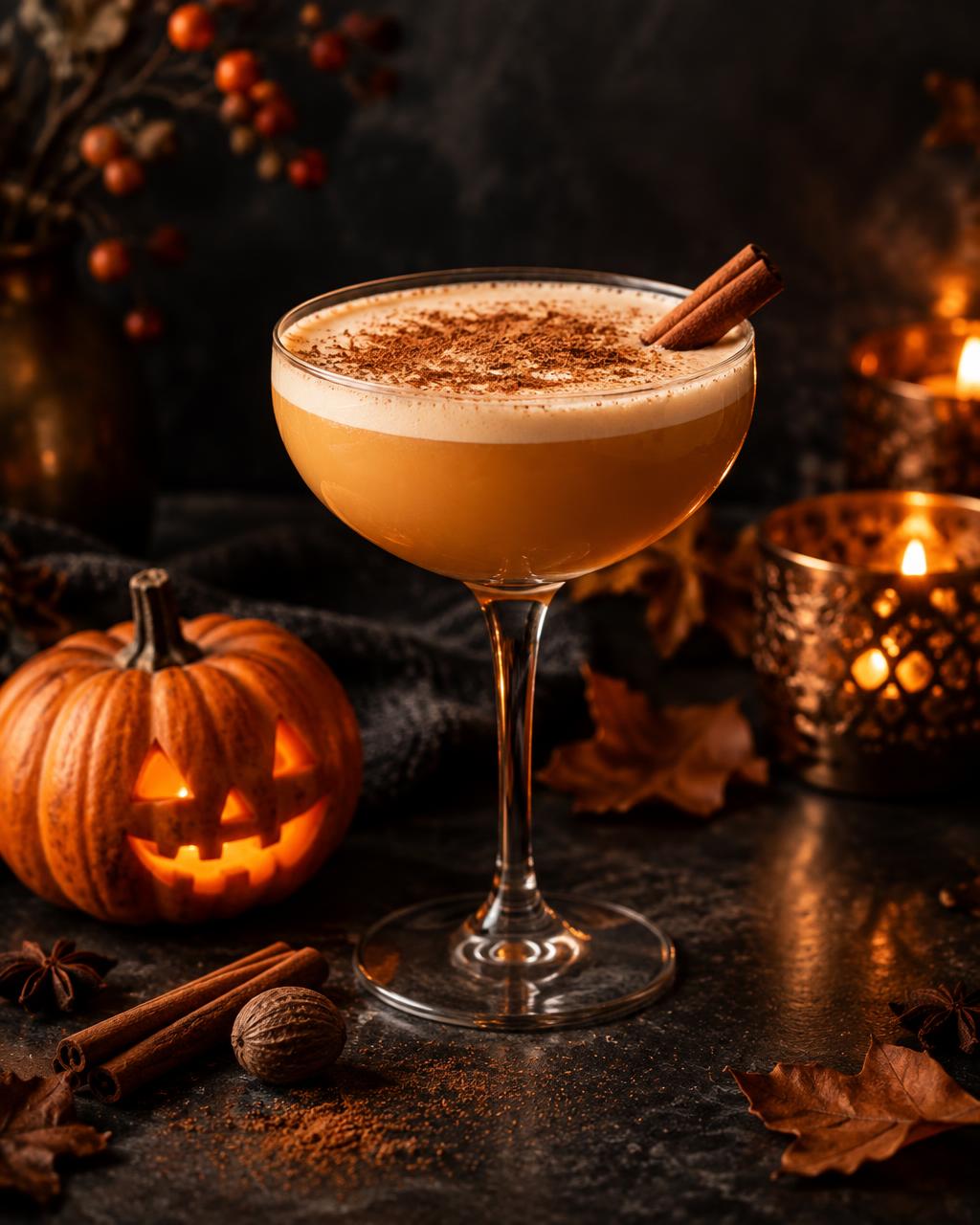 Pumpkin Spice Irish cocktail made with AK Distillery moonshine